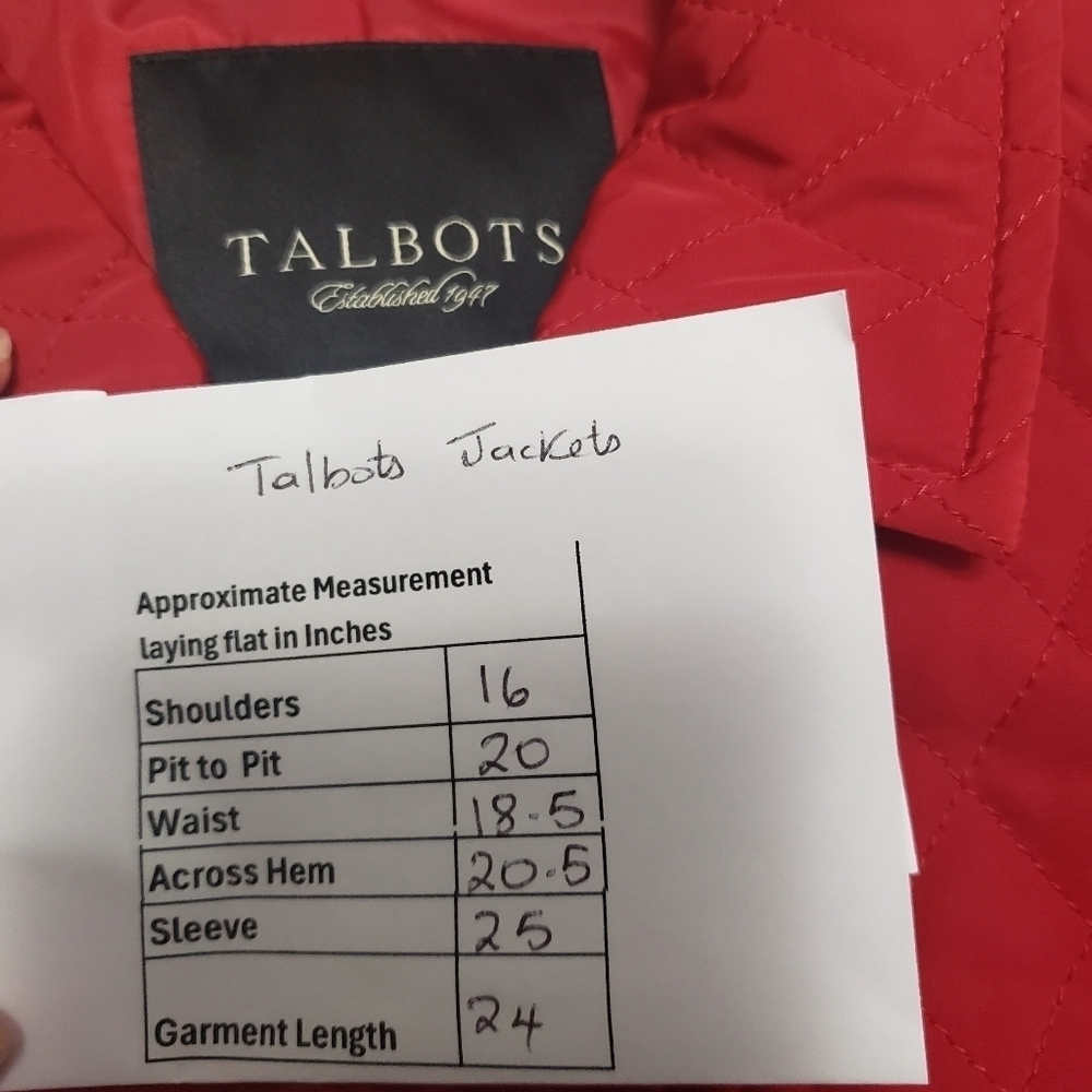 Talbots Quilted Jacket - Picture 12 of 15